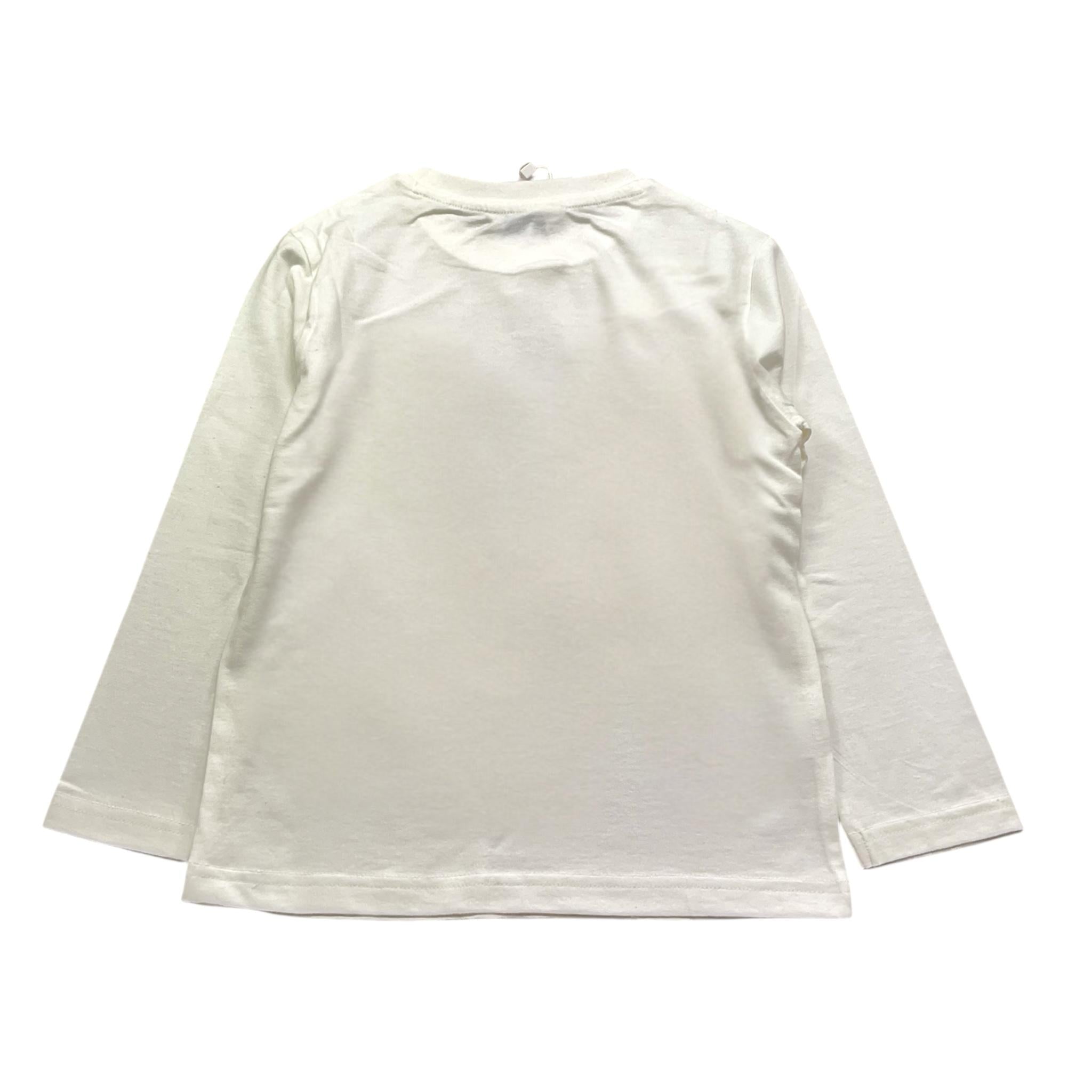 MAYORAL shirt girocollo tinta unita con stampa in contrasto Bianco per Neonato 4052XX BIANCO MAYORAL