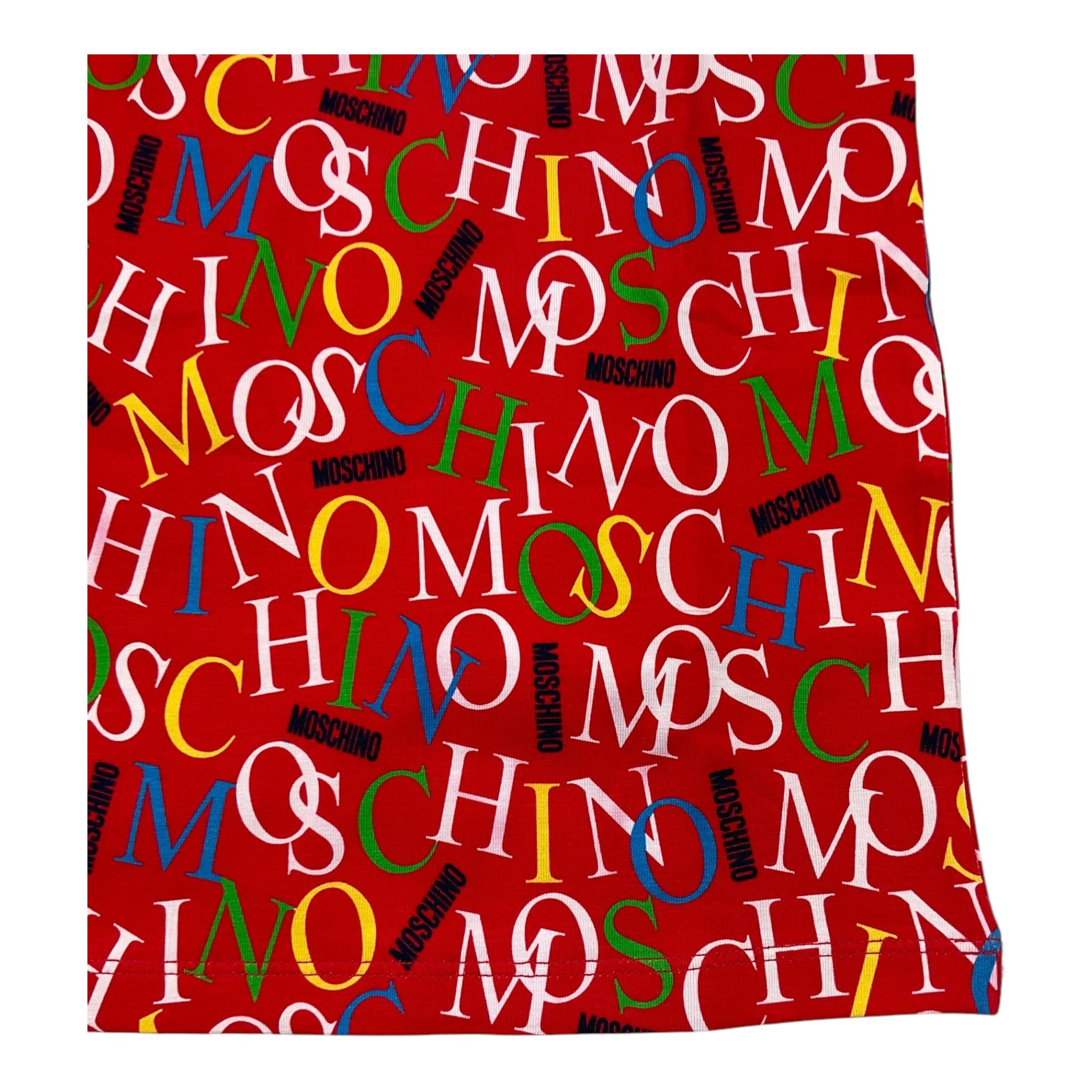 MOSCHINO set t-shirt-shirt bicolore Rosso/blu per Bambino HWK024 ROSSO/BLU MOSCHINO