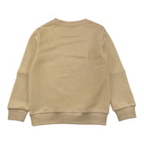 TRUSSARDI felpa girocollo tinta unita con stampa Beige per Bambino TBA25050FE BEIGE TRUSSARDI