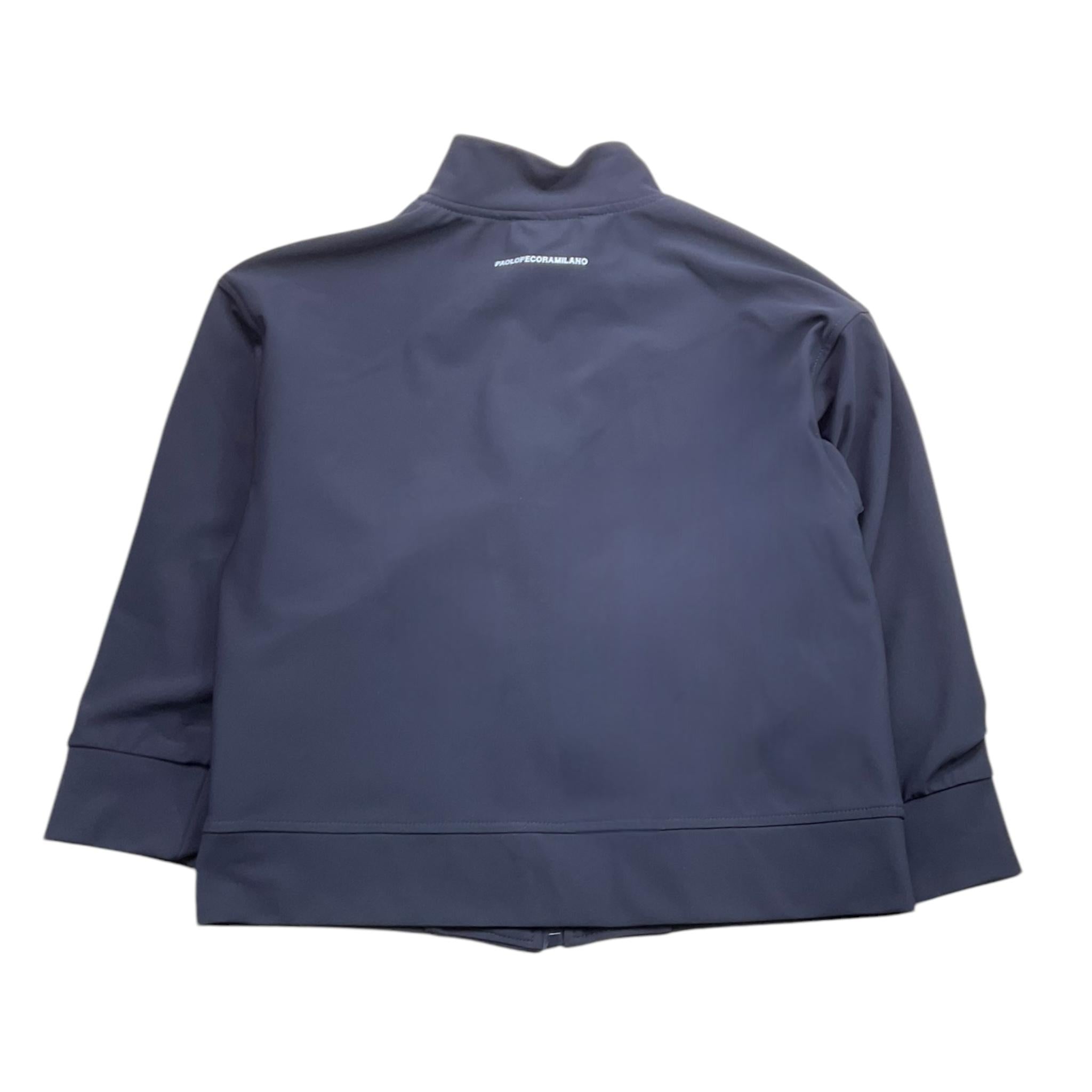 PAOLO PECORA giubbino tinta unita con zip Blu per Bambino PP4137 BLU PAOLO PECORA