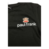 PAUL FRANK t-shirt tinta unita girocollo con stampa Nero per Bambino 13152 NERO PAUL FRANK