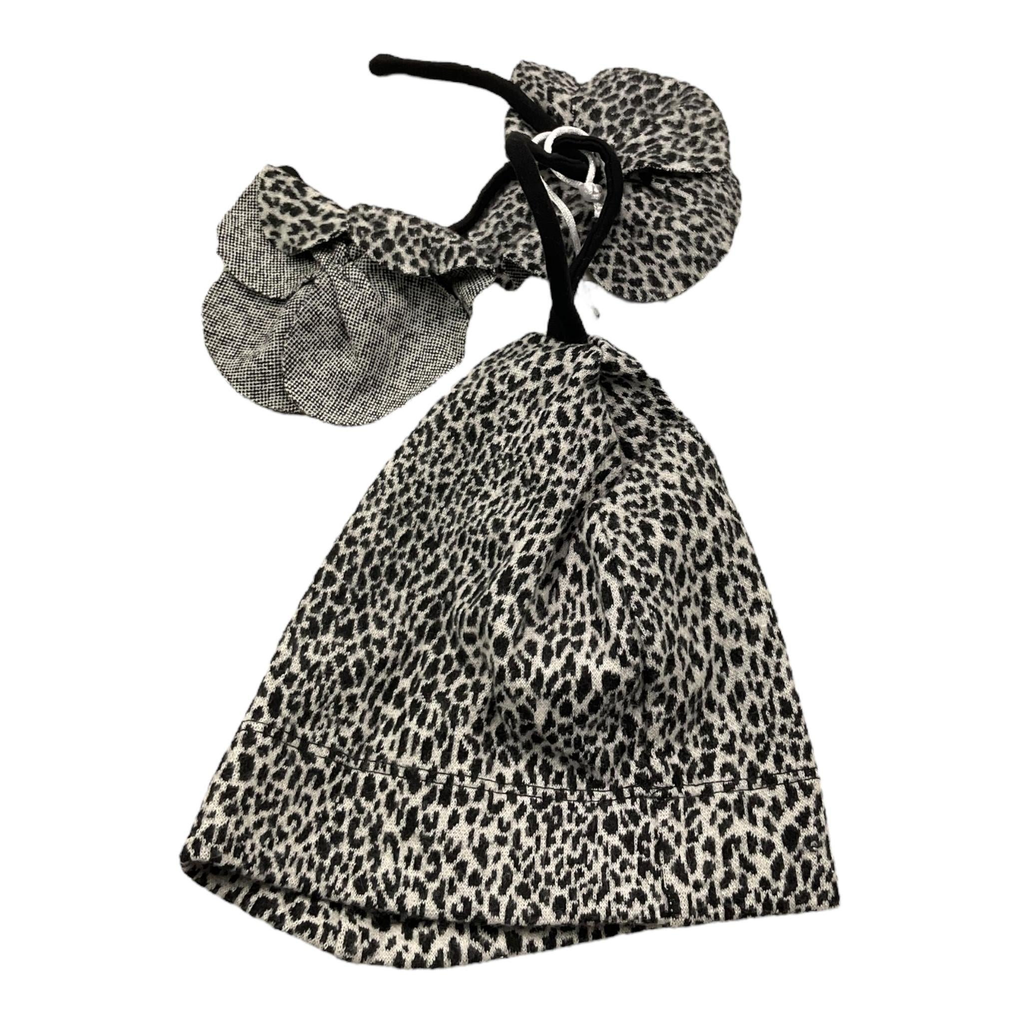 NANAN cappello stampa fantasia Nero per Bambina I214842MC NERO NANAN