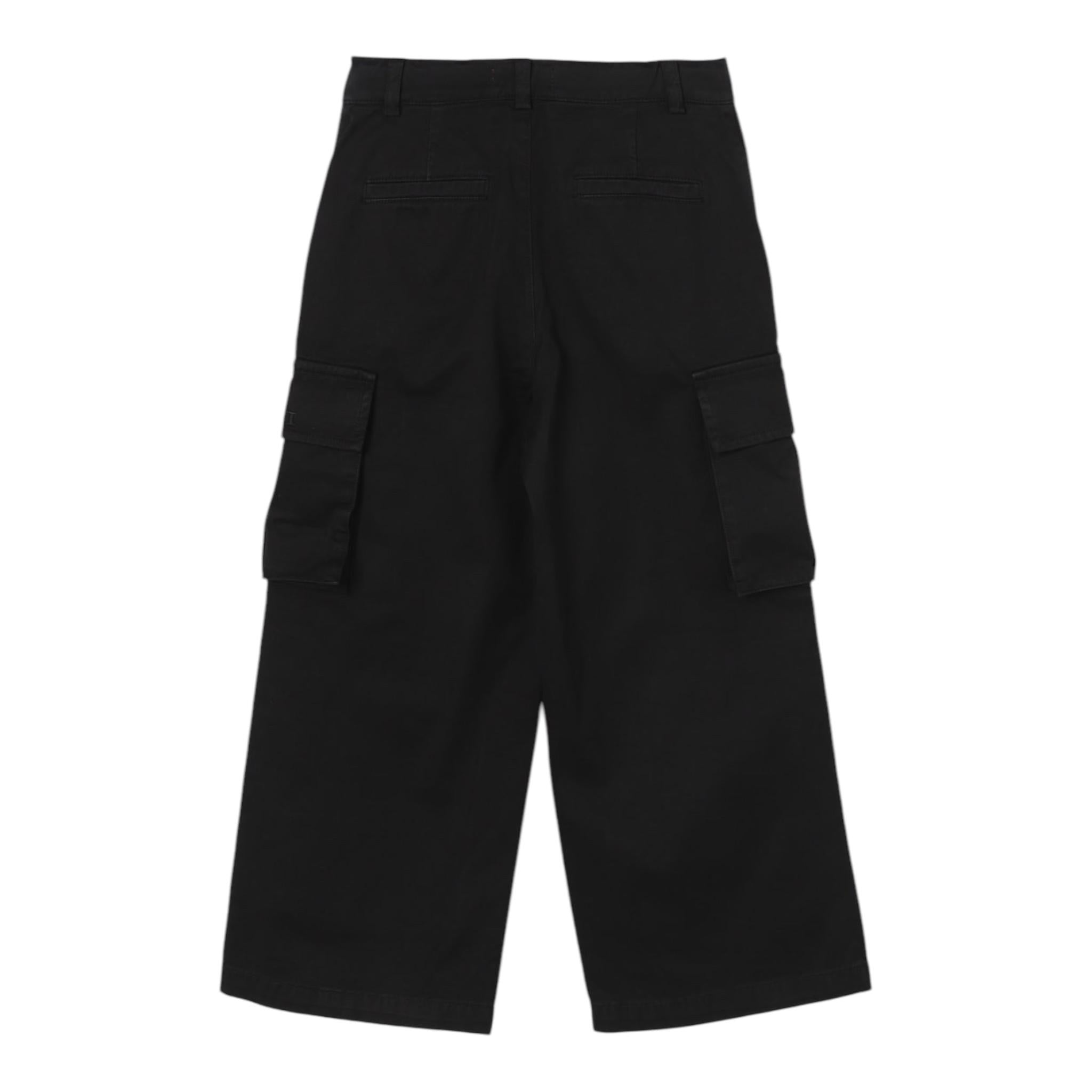 MISSONI pantalone tinta unita con tasconi Nero per Bambina MV6Q40 NERO MISSONI