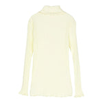 IL GUFO shirt tinta unita con collo alto Giallo per Bambina A24TA061M7004 GIALLO IL GUFO