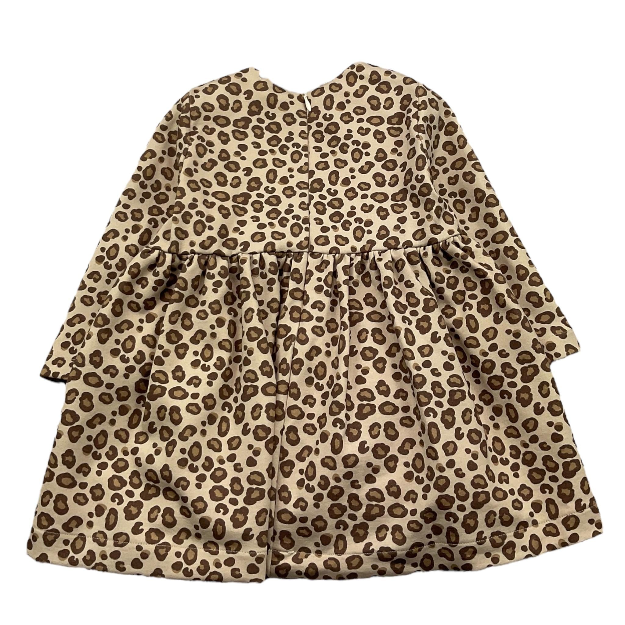 LE BEBE' abito manica lunga fantasia maculata Beige per Neonata LBG6043 BEIGE LE BEBE'