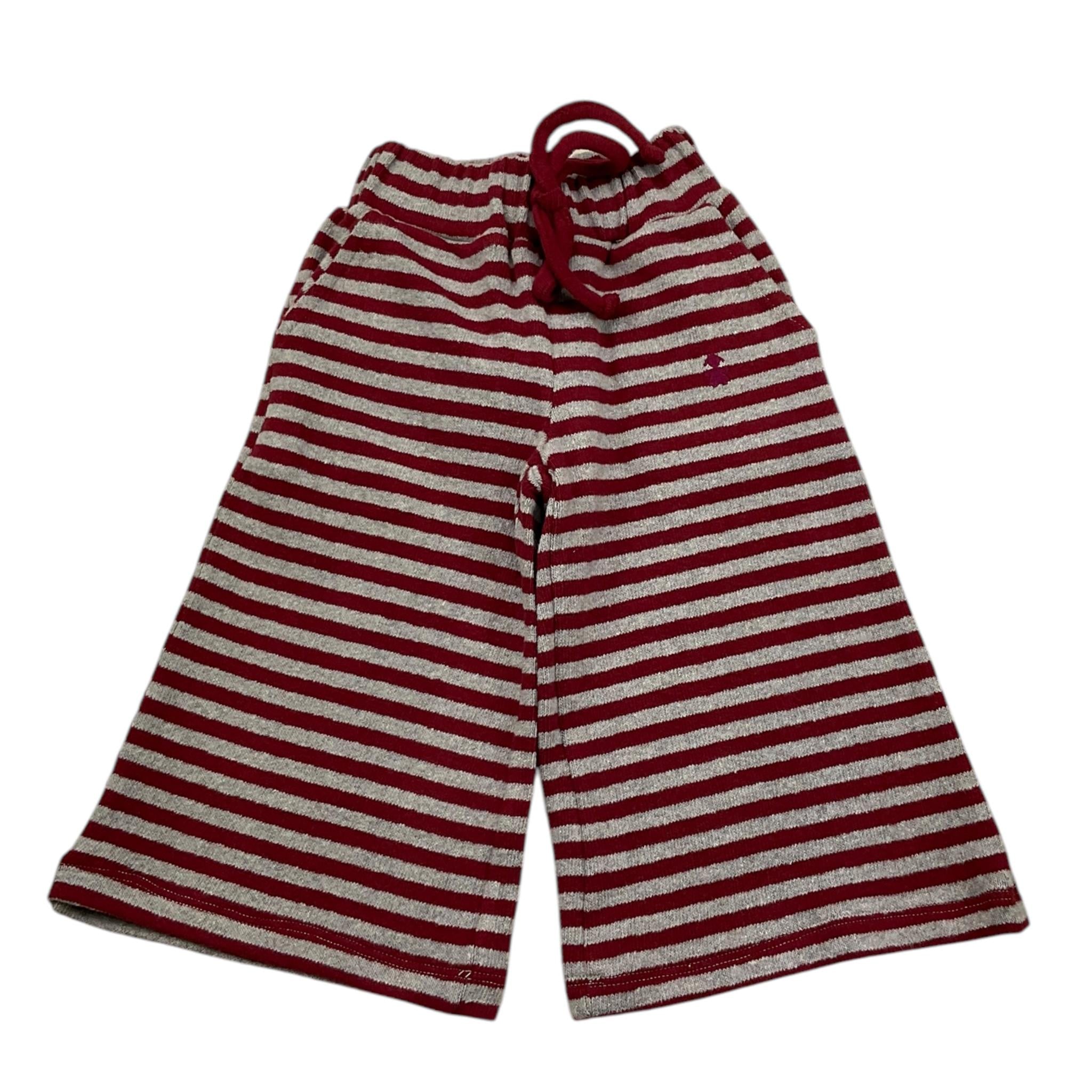 LE BEBE' pantalone modello palazzo fantasia a righe Rosso per Neonata LBG6083 ROSSO LE BEBE'
