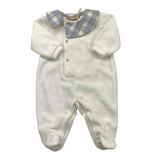 LA STUPENDERIA tutina tinta unita con stampa Bianco per Neonato TBTT03L03 BIANCO LA STUPENDERIA