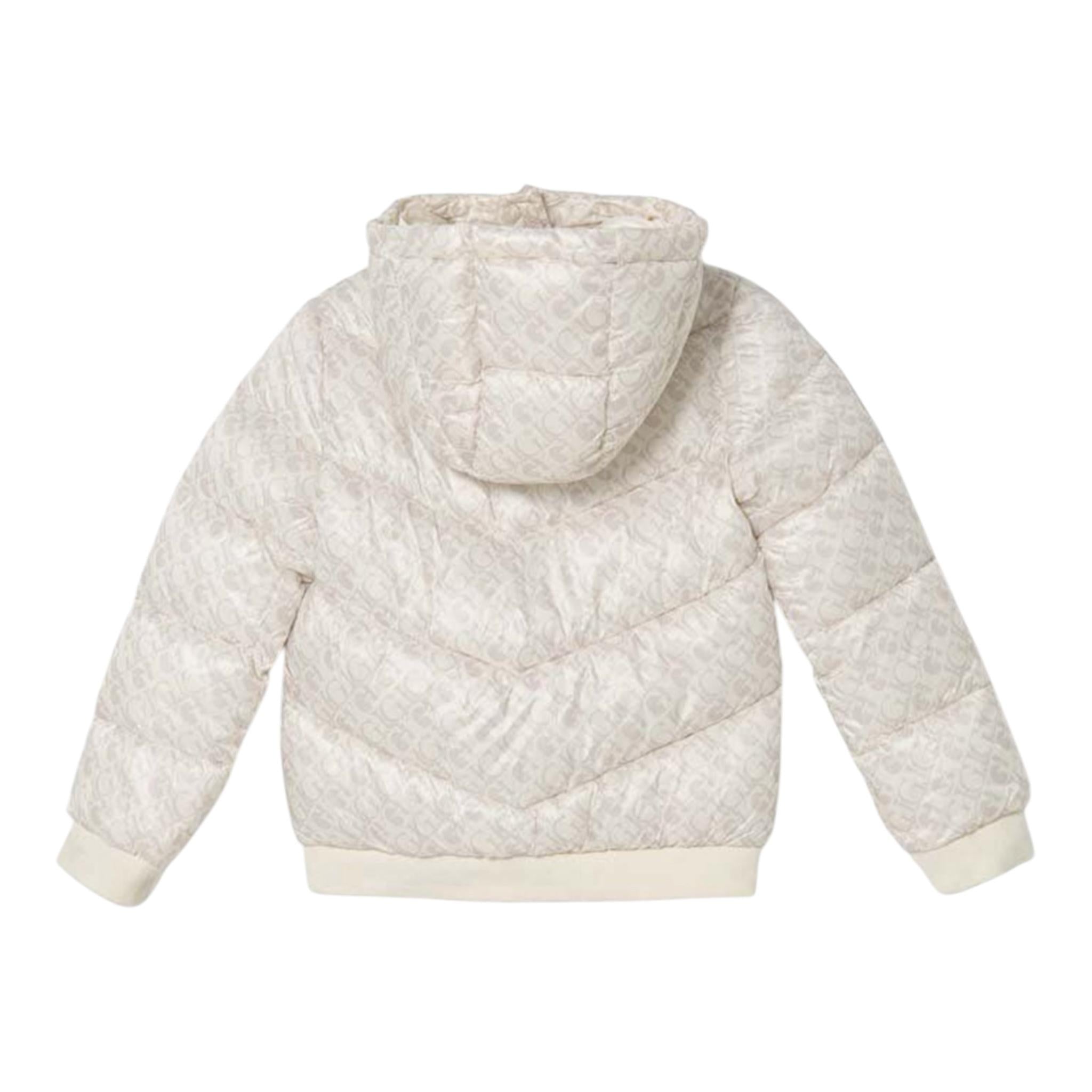 GUESS giubbino tinta unita con zip e cappuccio Panna per Bambina J4YL02WEGY0 PANNA GUESS