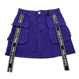 GAELLE gonna tinta unita con tasconi Viola per Bambina 2742G00311XX VIOLA GAELLE