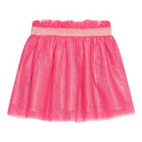 BillIEBLUSH gonna tinta unita con tulle Rosa fluo per Bambina U20559 ROSA FLUO BillIEBLUSH