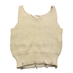 VICOLO top tinta unita giromanica Panna per Bambina 3141TOPW00111X PANNA VICOLO