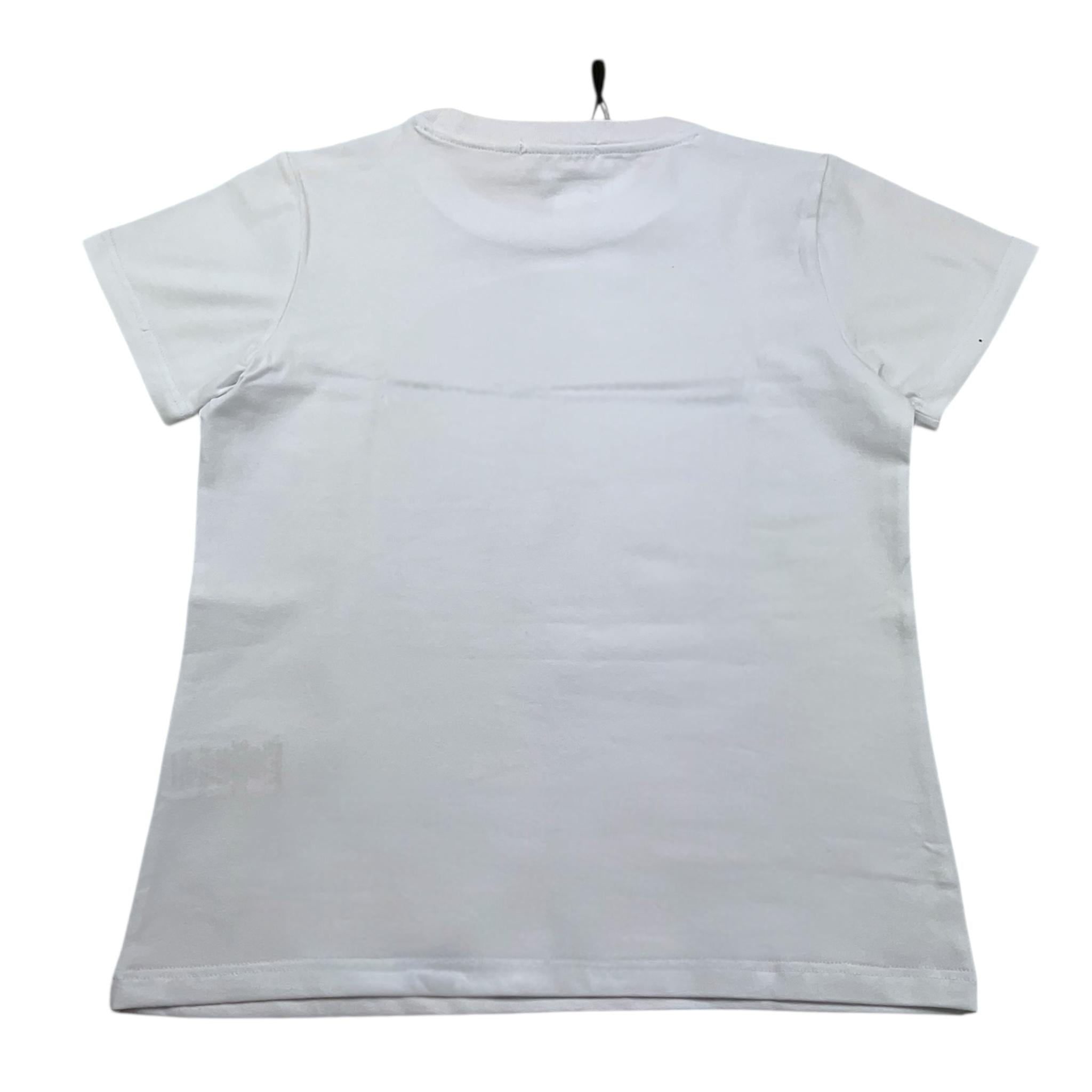 GAELLE t-shirt girocollo tinta unita con stampa Bianco per Bambina 2746M00088 BIANCO GAELLE