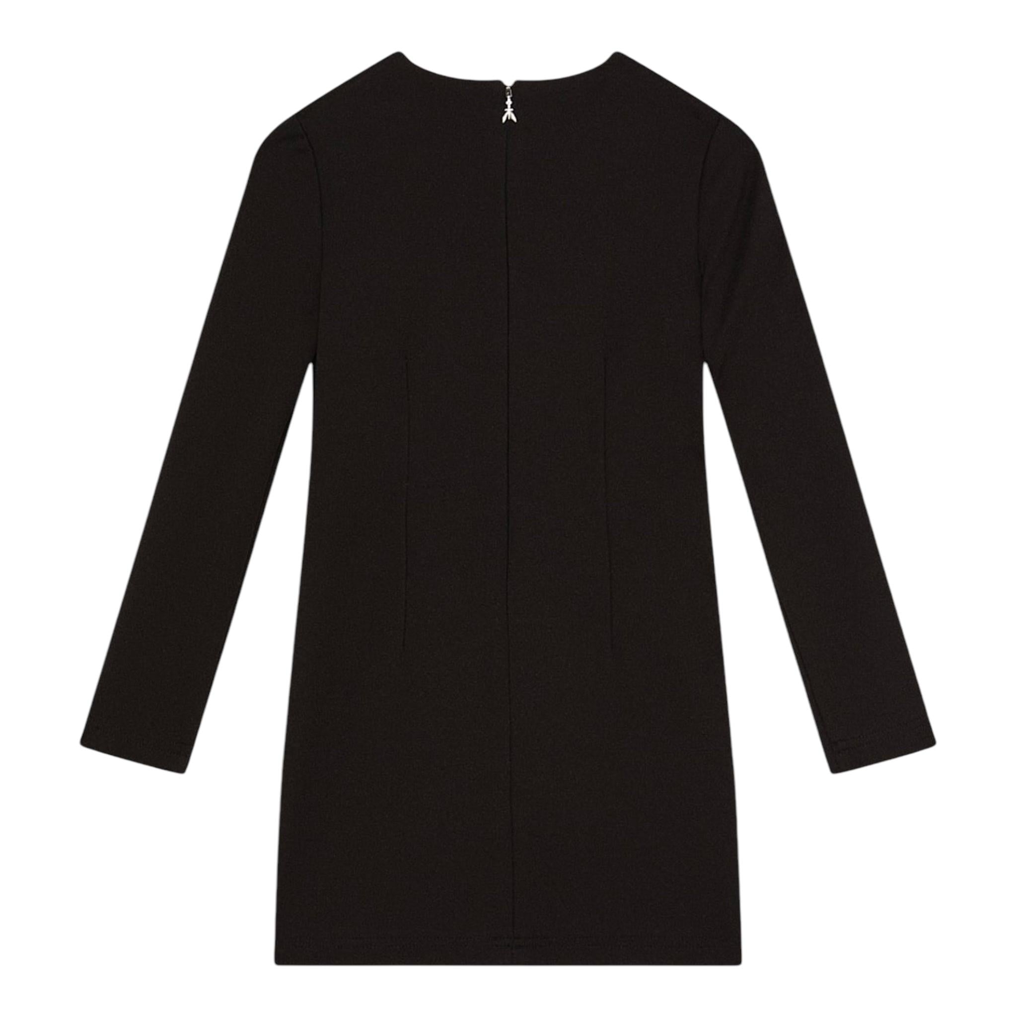 PATRIZIA PEPE abito manica lunga tinta unita in ecopelle Nero per Bambina 7A0508 NERO PATRIZIA PEPE