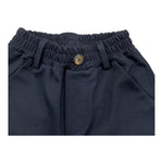 CICCINO pantalone tinta unita cn elastico in vita Blu per Neonato CCB0326 BLU CICCINO