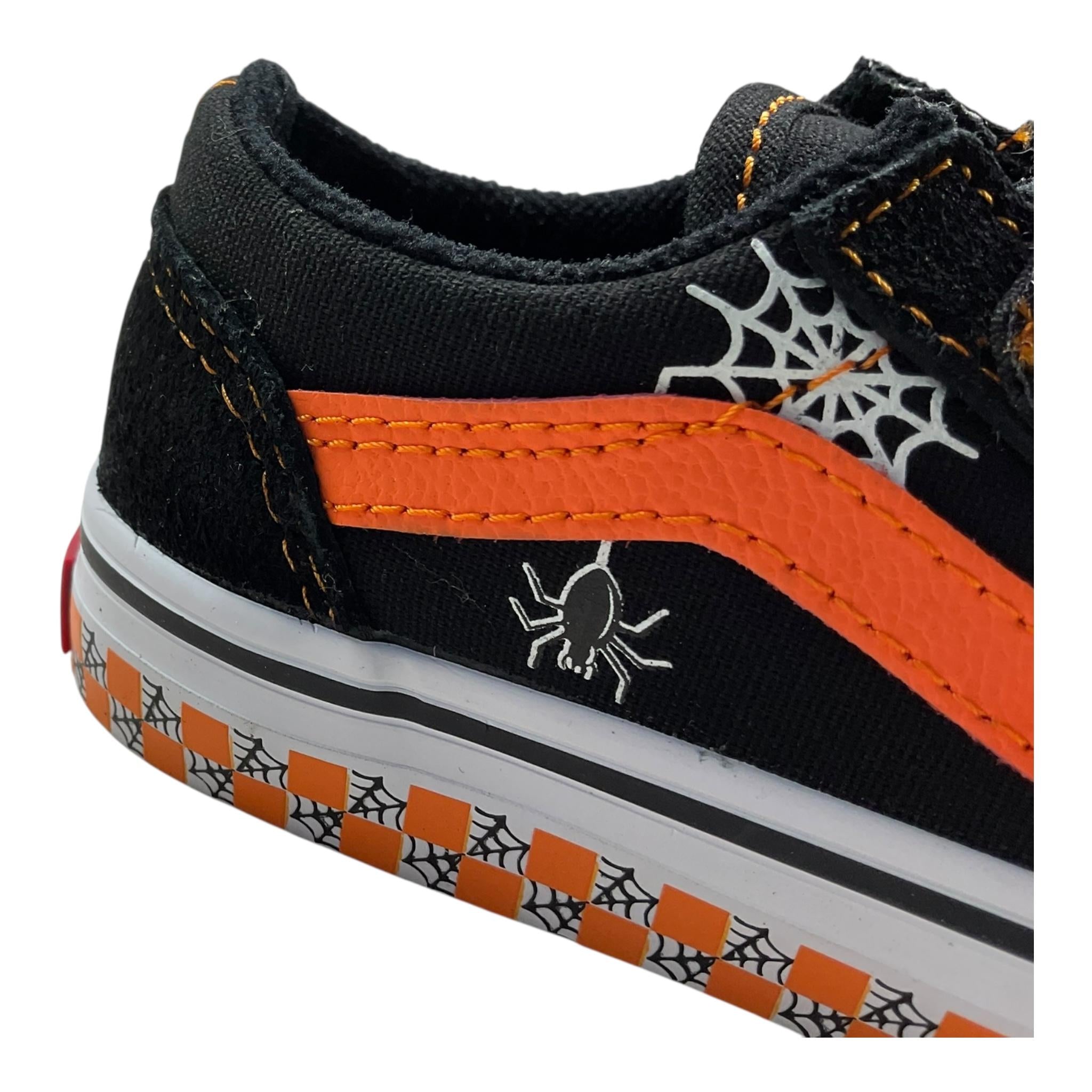 VANS sneakers tinta unita con suola in gomma Nero per Neonato VN000D3Y8BF1 NERO VANS