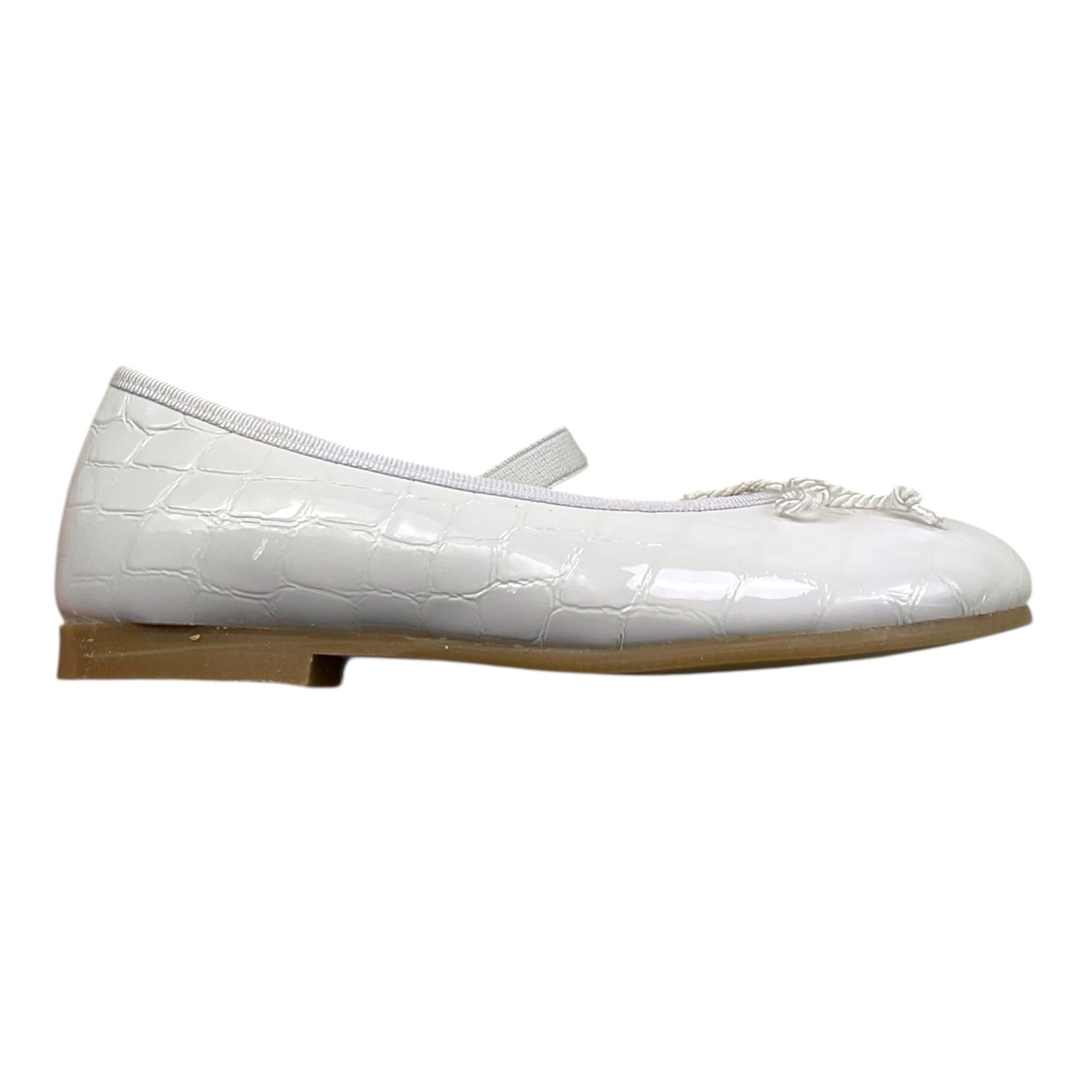 PANYNO ballerina tinta unita con applicazioni Bianco per Bambina E3008 BIANCO PANYNO