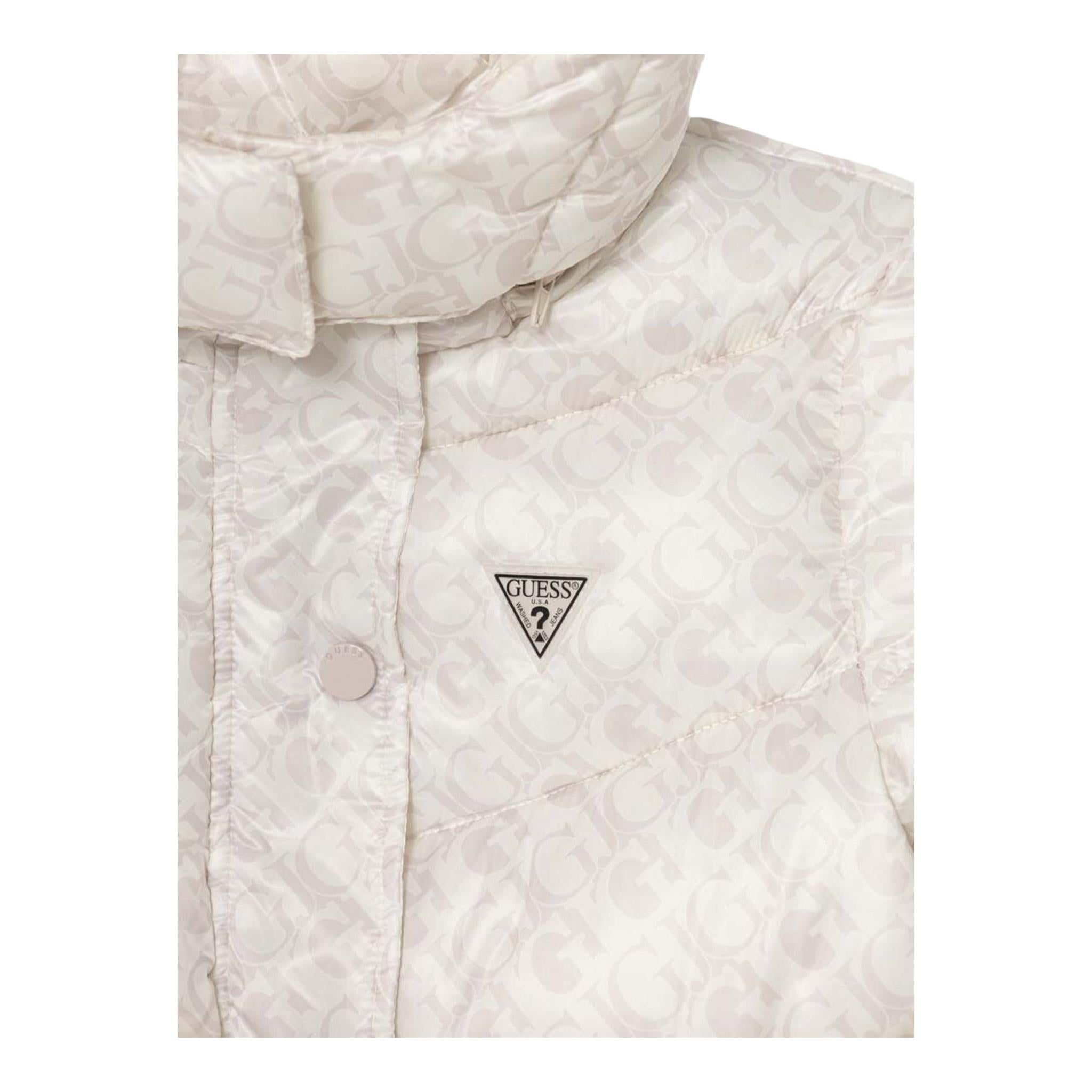 GUESS giubbino tinta unita con zip e cappuccio Panna per Bambina J4YL02WEGY0 PANNA GUESS