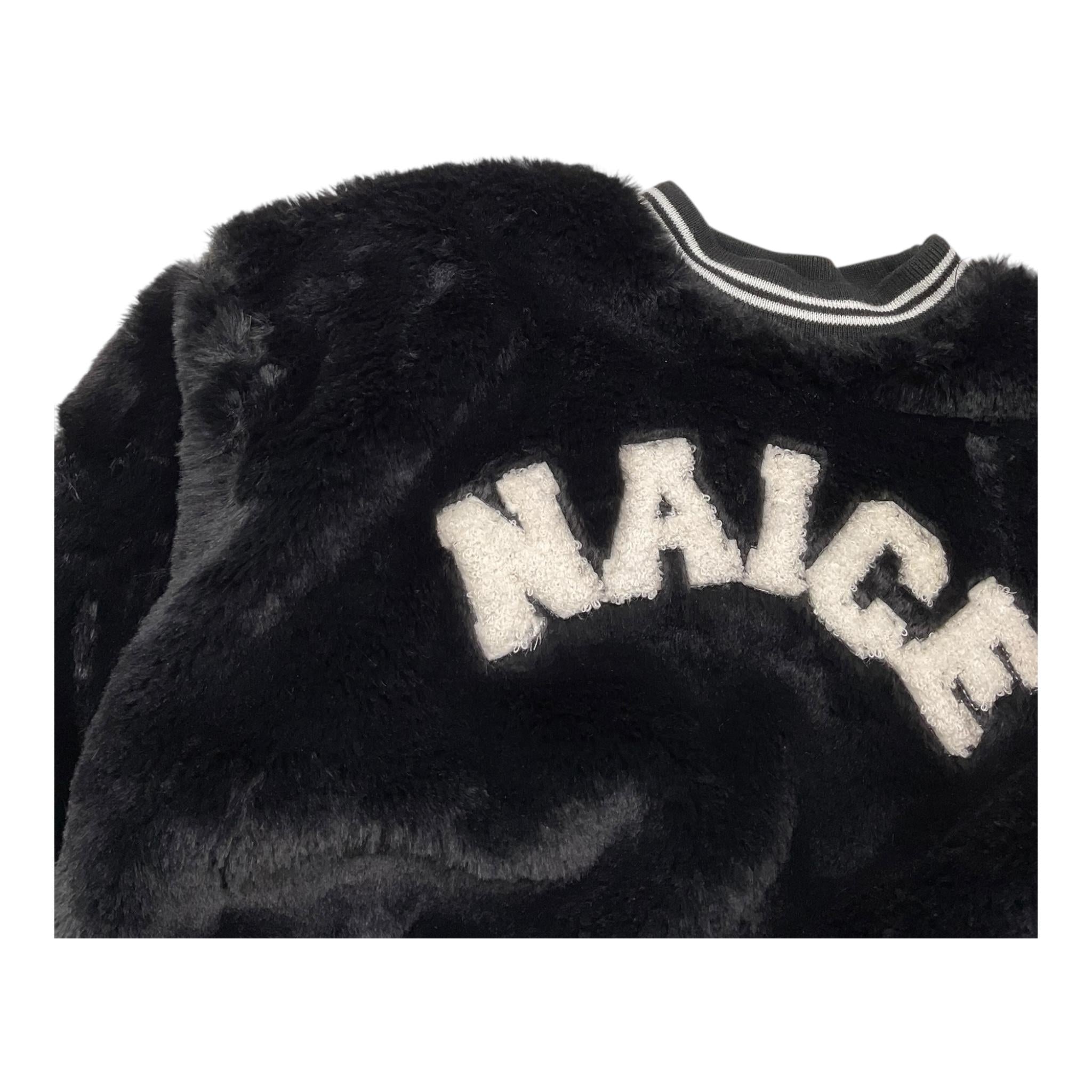 NAICE felpa chiusa girocollo tinta unita Nero per Bambina 23996 NERO NAICE