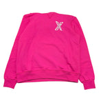 DSQUARED2 felpa tinta unita con cappuccio e stampa Fuxia per Bambina DQ2526 FUXIA DSQUARED2