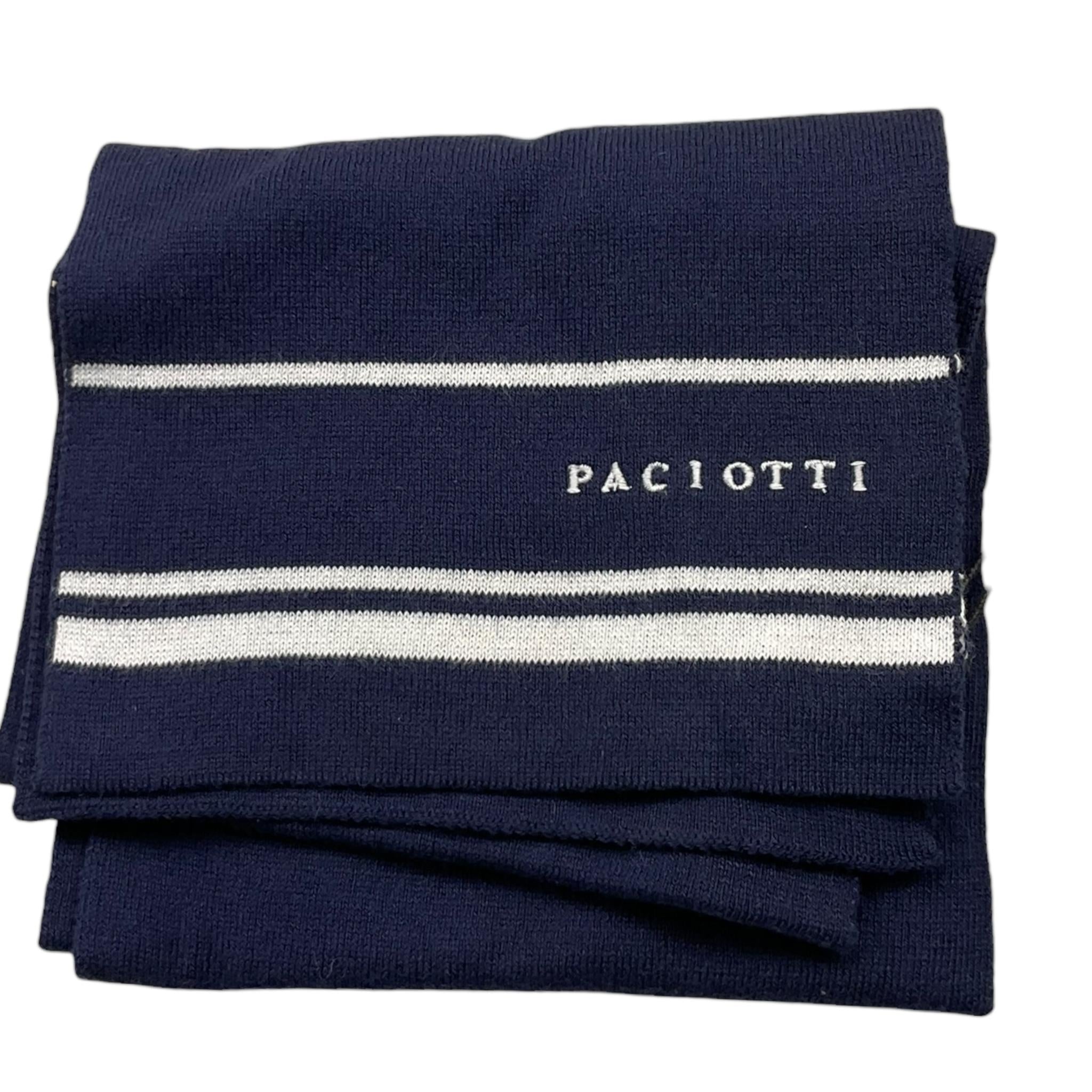 CESARE PACIOTTI sciarpa tinta unita con logo Blu per Bambino SCP5350BX BLU CESARE PACIOTTI
