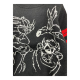 ICEBERG maglia tinta unita girocollo con stampa Nero per Neonato MGICE5314B NERO ICEBERG