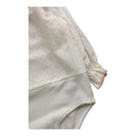 LA STUPENDERIA camicia modello body tinta unita con fantasia stelle Bianco per Neonata TBBD52 BIANCO LA STUPENDERIA