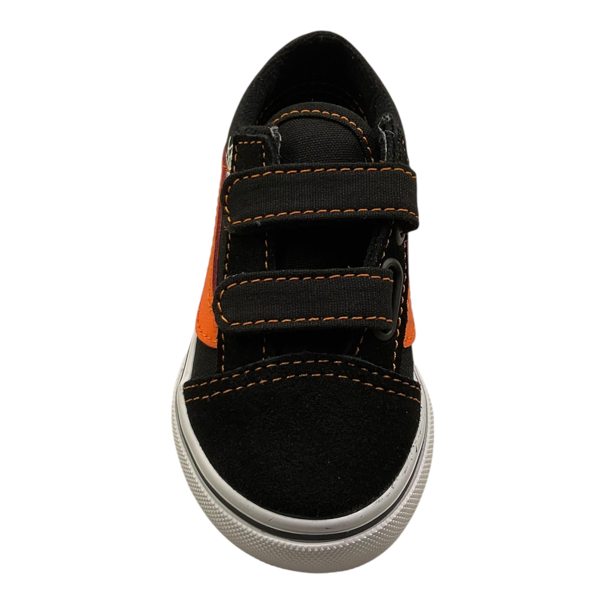 VANS sneakers tinta unita con suola in gomma Nero per Neonato VN000D3Y8BF1 NERO VANS