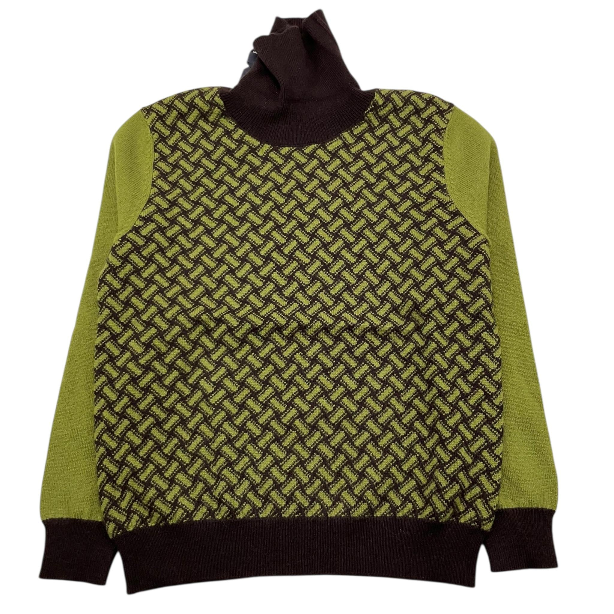 DRUMOHR maglia collo alto stampa fantasia Marrone/verde per Bambino W3SW61 MARRONE/VERDE DRUMOHR