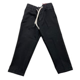 NUPKEET pantalone tinta unita cn elastico in vita Nero per Bambino 24NK281 NERO NUPKEET