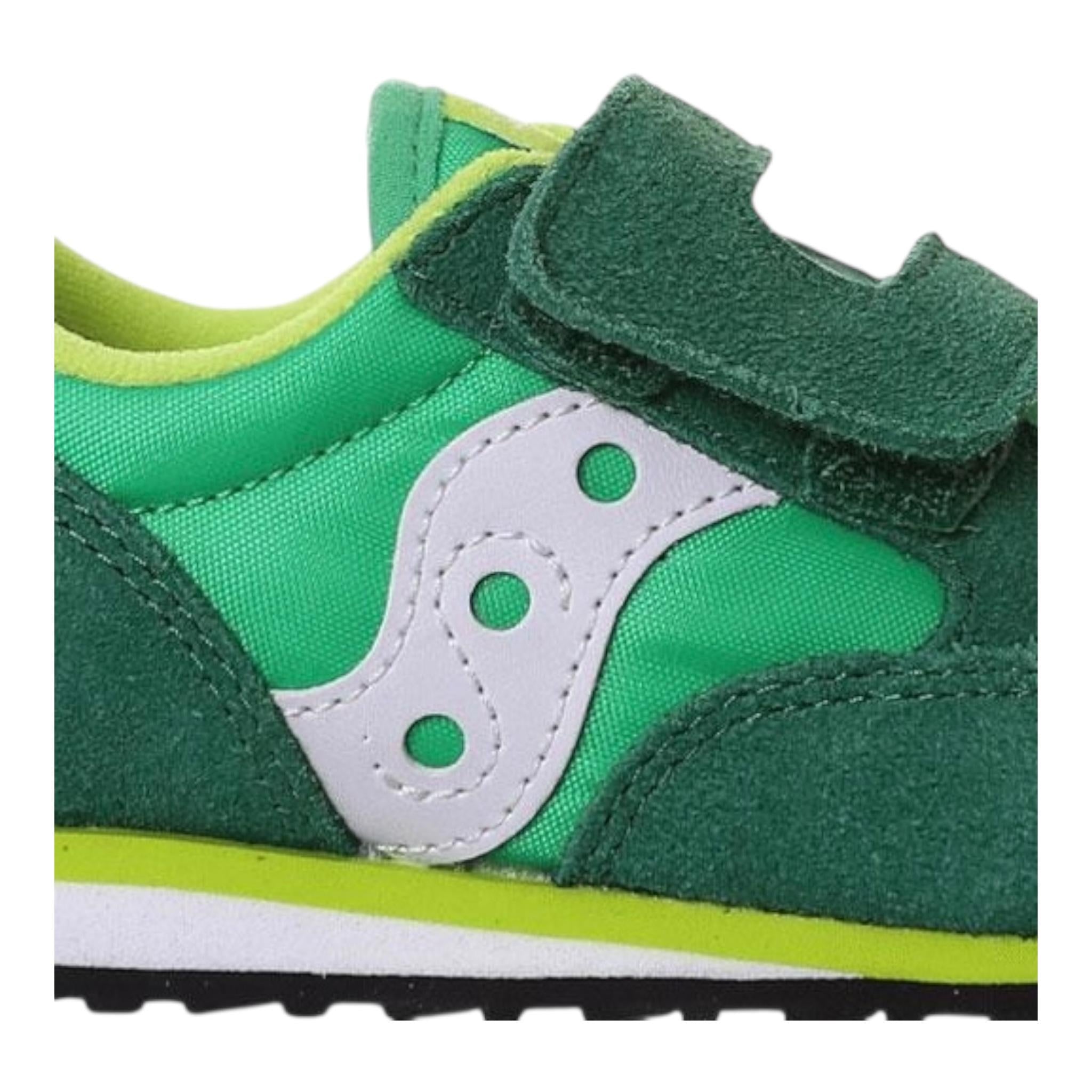 SAUCONY sneakers tricolore con strappi Verde per Neonato SL267016 VERDE SAUCONY