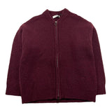 PAOLO PECORA maglia tinta unita con zip Bordeaux per Bambino PP4091 BORDEAUX PAOLO PECORA