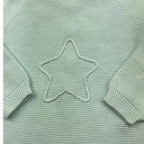 WEDOBLE tutina tinta unita con stampa stella Verde acqua per Neonato V2208346A VERDE ACQUA WEDOBLE