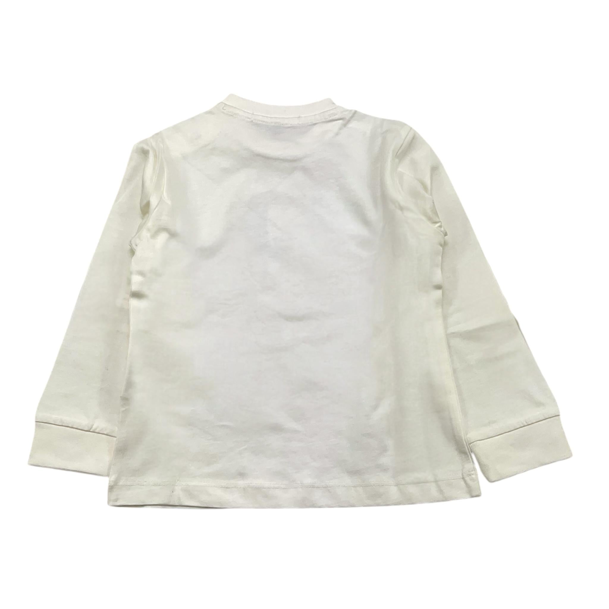 NEVER TOO shirt girocollo tinta unita con stampa Bianco per Bambino NT2219N BIANCO NEVER TOO