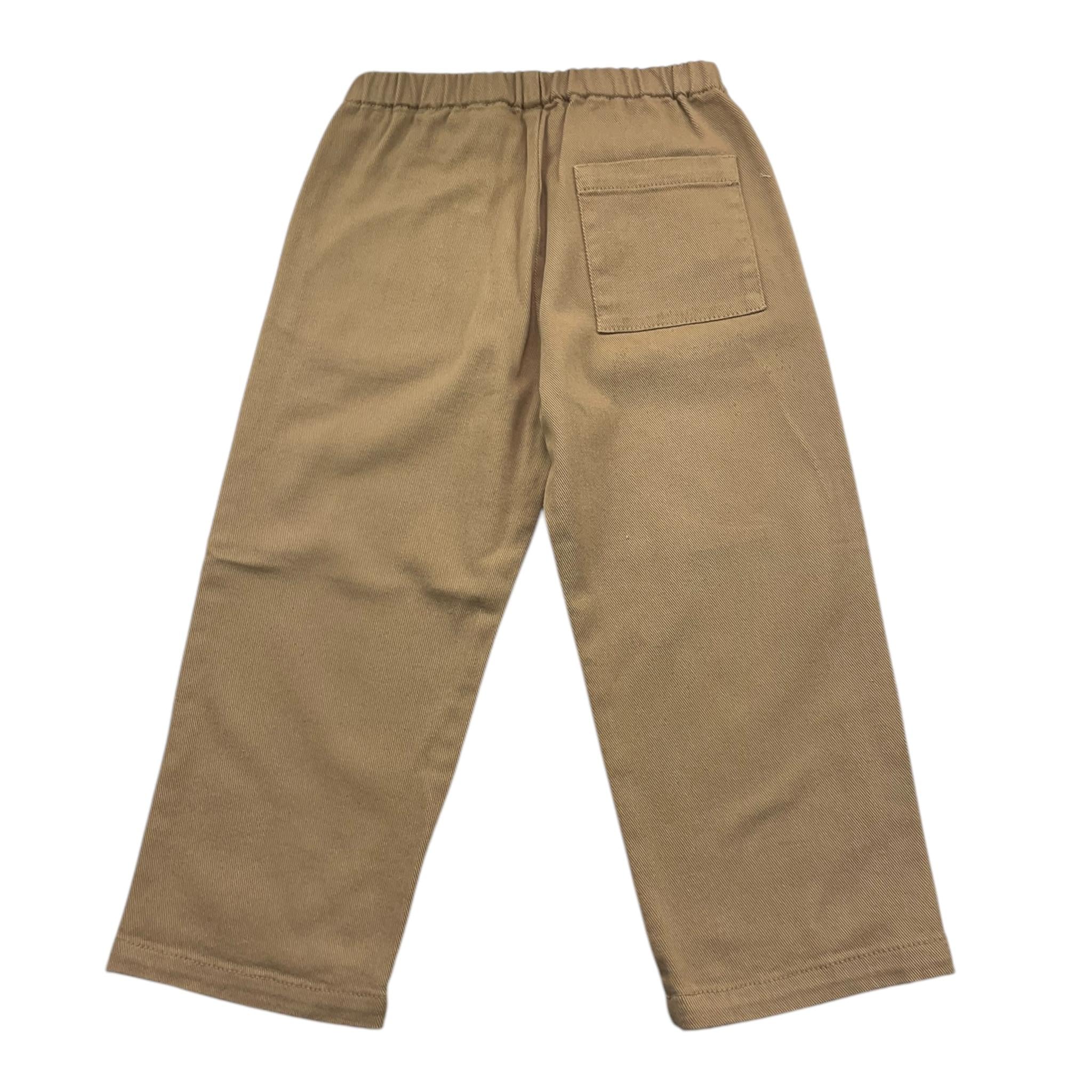 ZHOE & TOBIAH pantalone tinta unita con elastico in vita Cammello per Neonato PJK13N CAMMELLO ZHOE & TOBIAH