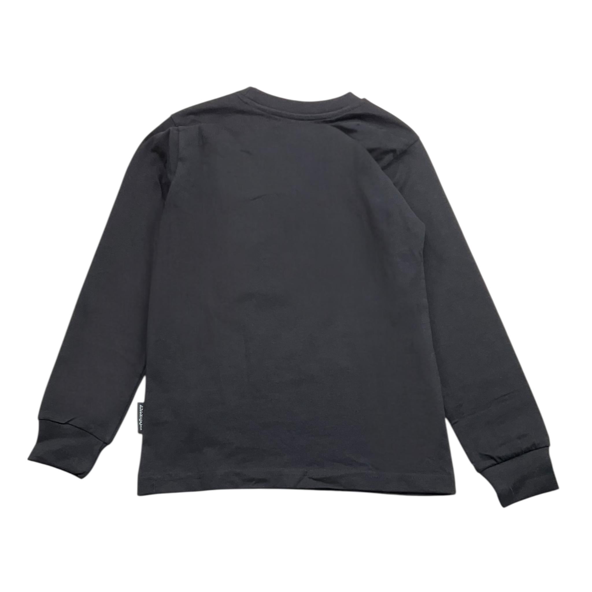 KAPPA shirt girocollo tinta unita con stampa Nero per Bambino 331W6QW NERO KAPPA