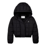 CALVIN KLEIN giubbino tinta unita modello crop Nero per Bambina IG0IG02595 NERO CALVIN KLEIN