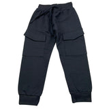 EMC pantalone tuta tinta unita con tasconi Nero per Bambino BZ7119 NERO EMC