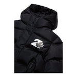 DSQUARED2 giubbino bicolore con cappuccio e stampa logo Nero per Bambino DQ2449 NERO DSQUARED2