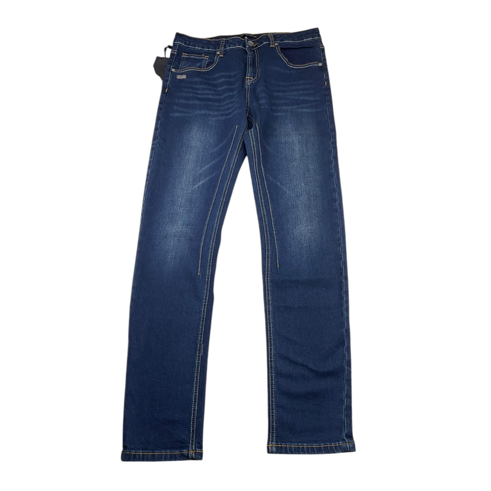 DANIELE ALESSANDRINI jeans tinta unita Blu per Bambino 31PD00051J BLU DANIELE ALESSANDRINI