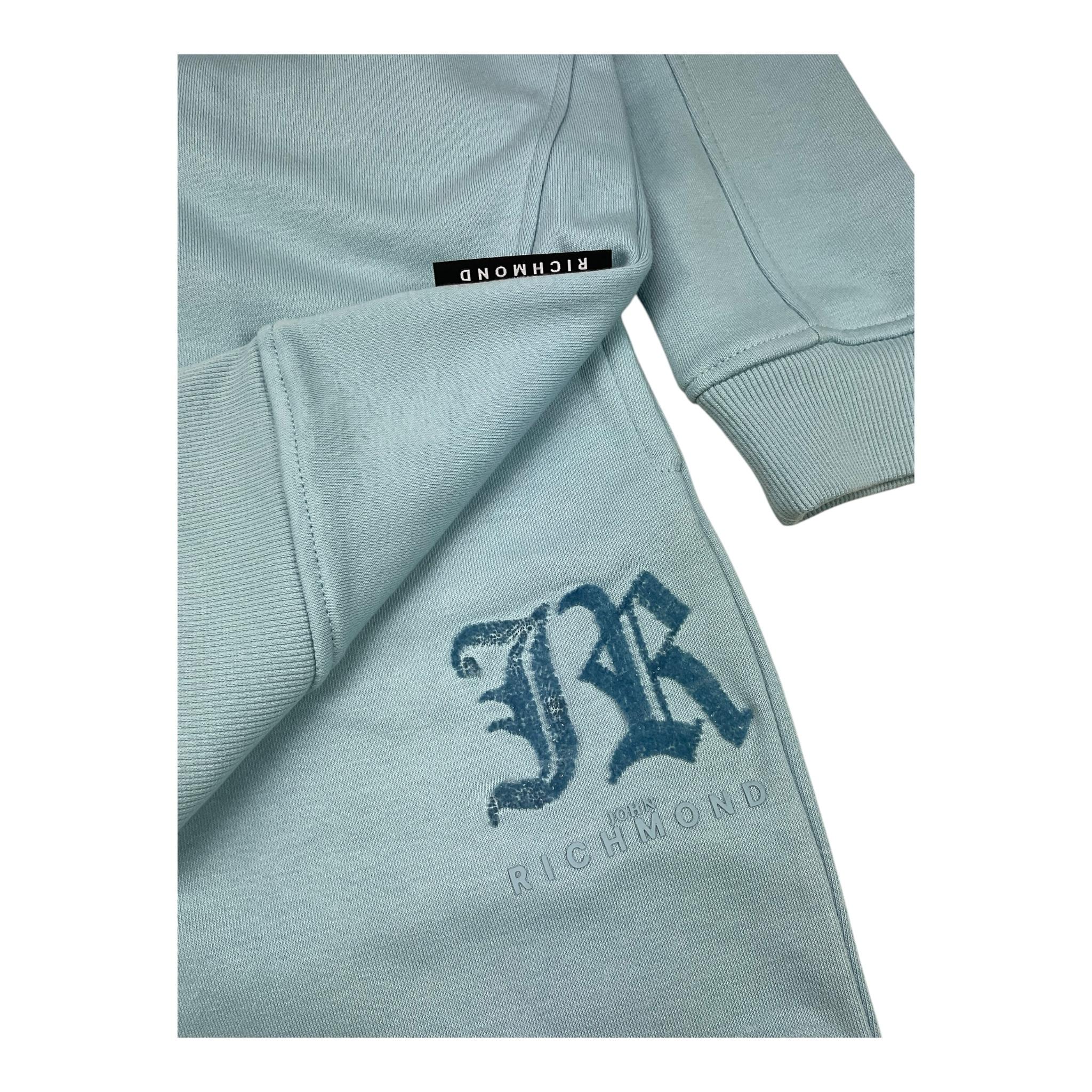 JOHN RICHMOND completo 2 pezzi felpa-pantalone tinta unita Azzurro per Bambino RGA25001CF AZZURRO JOHN RICHMOND