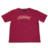 JOHN RICHMOND t-shirt girocollo tinta unita con stampa logo Bordeaux per Bambina RGA25094TS BORDEAUX JOHN RICHMOND