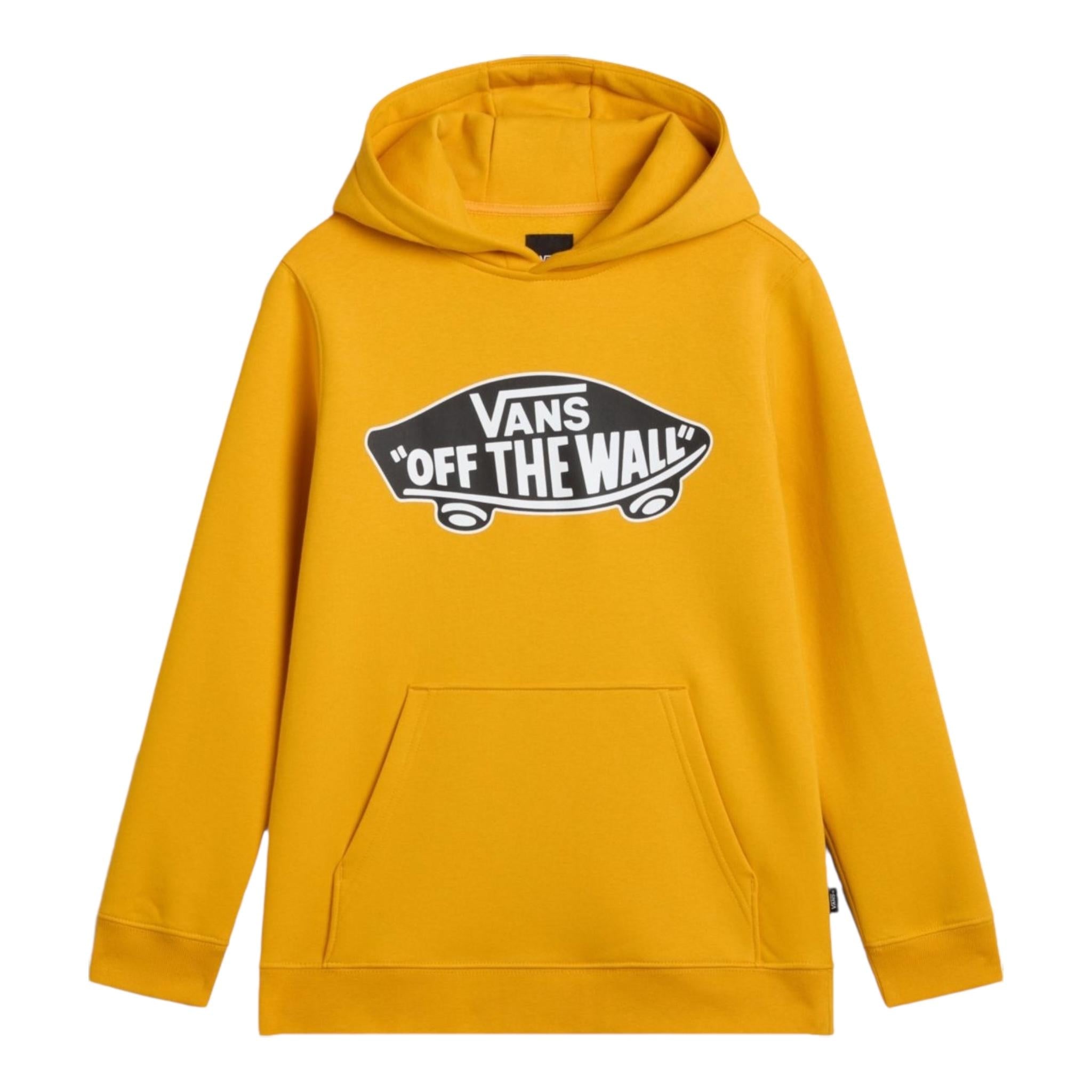 VANS felpa chiusa con cappuccio tinta unita con logo Senape per Bambino VN00JYDLSV SENAPE VANS