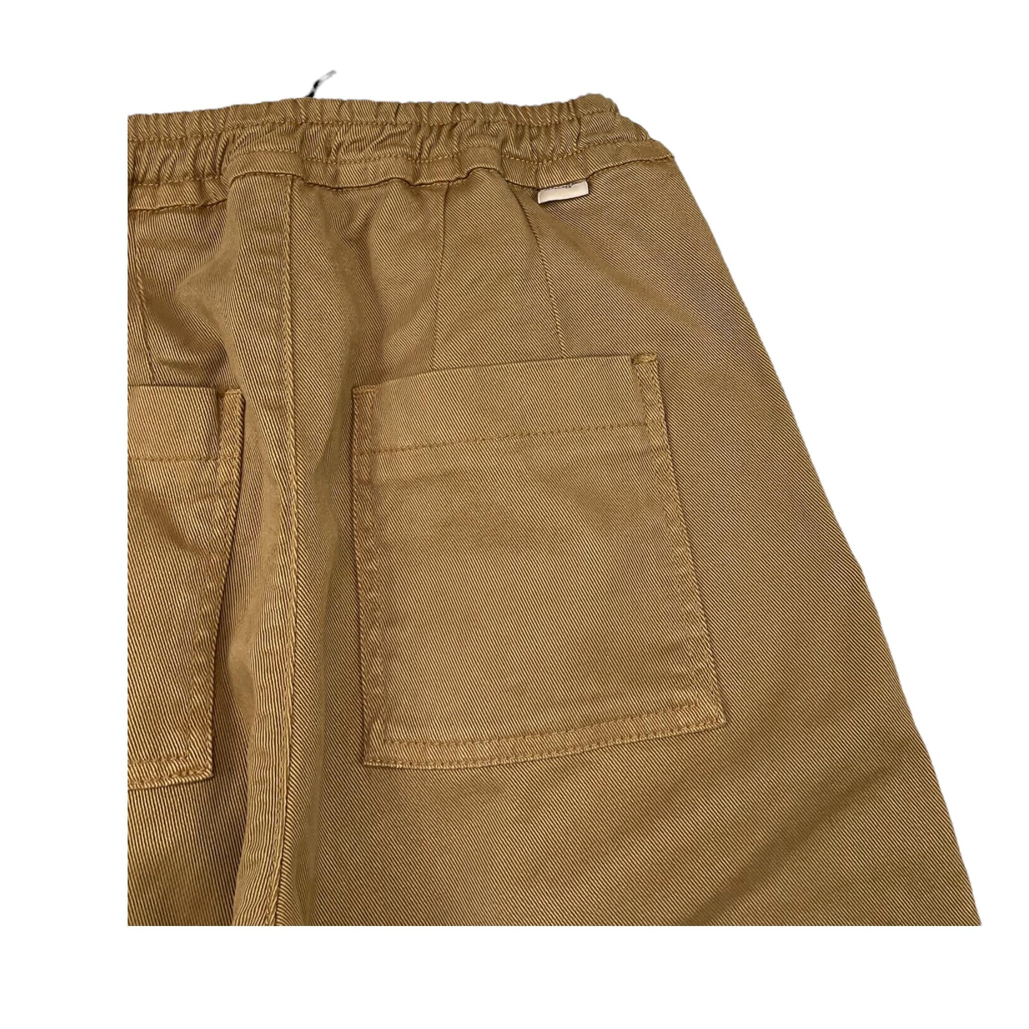 PAOLO PECORA pantalone tinta unita con elastico in vita Cammello per Bambino PP4118 CAMMELLO PAOLO PECORA