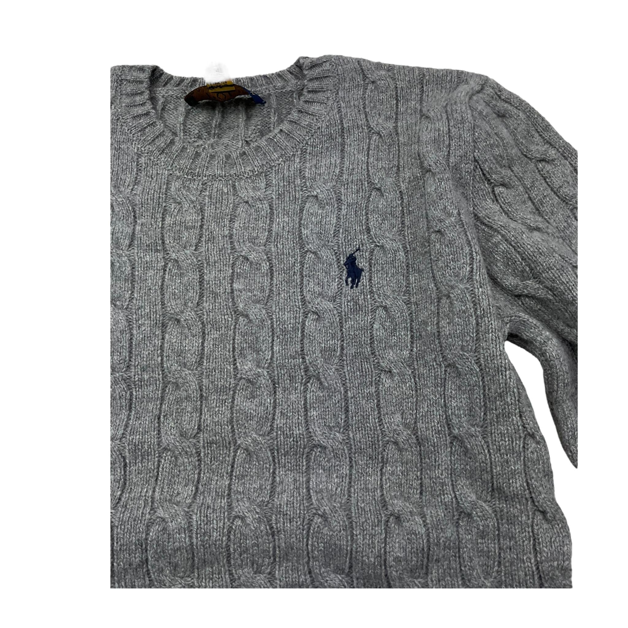 RALPH LAUREN maglia girocollo tinta unita Grigio per Bambino 32877728004 GRIGIO RALPH LAUREN
