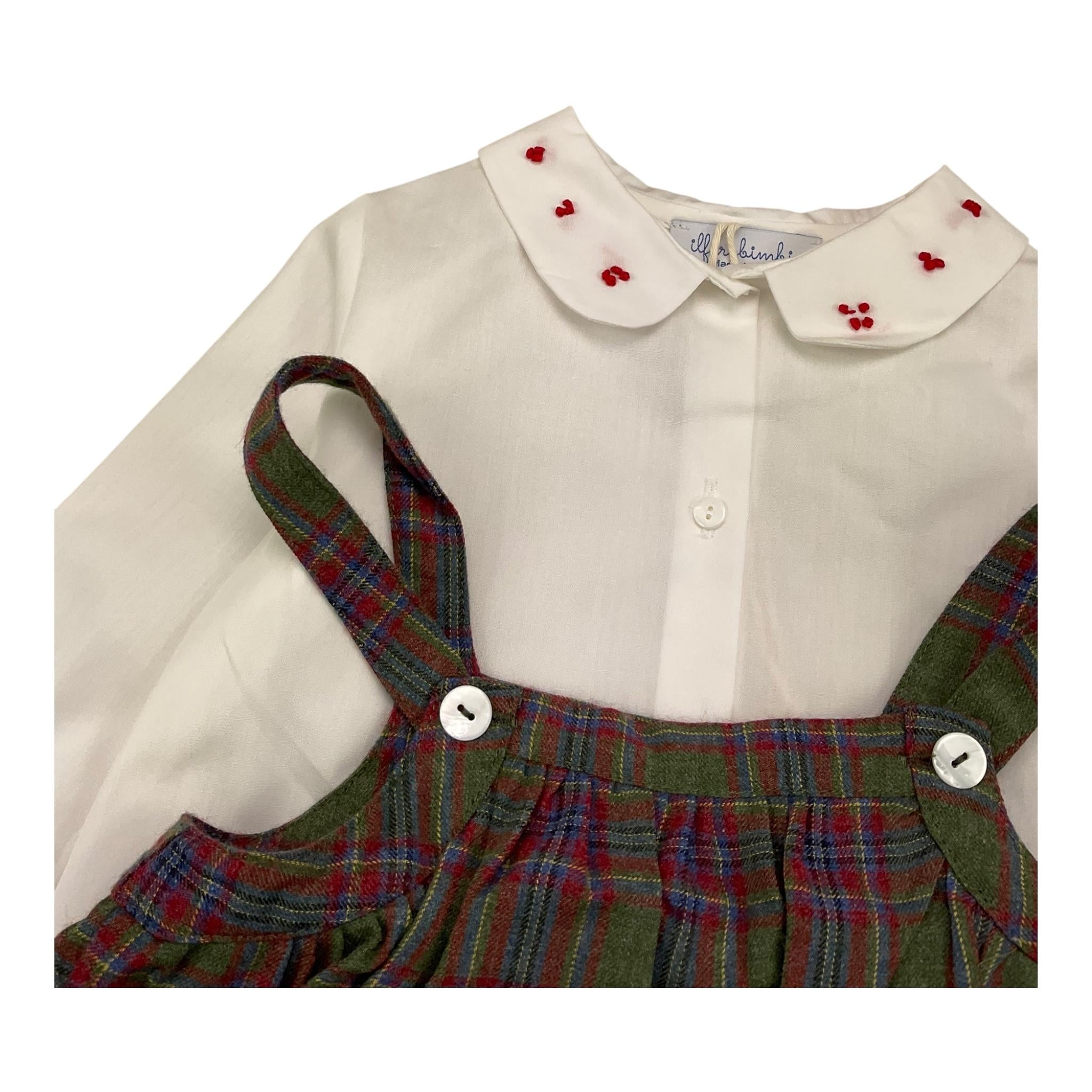 ILFAROBIMBI completo 2 pezzi camicia-salopette Multicolor per Neonata IFN50103 MULTICOLOR ILFAROBIMBI