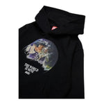 DIESEL felpa tinta unita con cappuccio e stampa Nero per Bambino J02003 NERO DIESEL