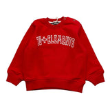 ZU+ELEMENTS felpa girocollo tinta unita con stampa Rosso per Neonato ZU2822 ROSSO ZU+ELEMENTS
