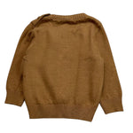 DANIELE ALESSANDRINI maglia girocollo tinta unita con stampa Biscotto per Neonato 1291W00040 BISCOTTO DANIELE ALESSANDRINI