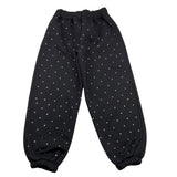 MARIUCCIA pantalone tuta tinta unita con brillantini Nero per Bambina MBW23P226 NERO MARIUCCIA