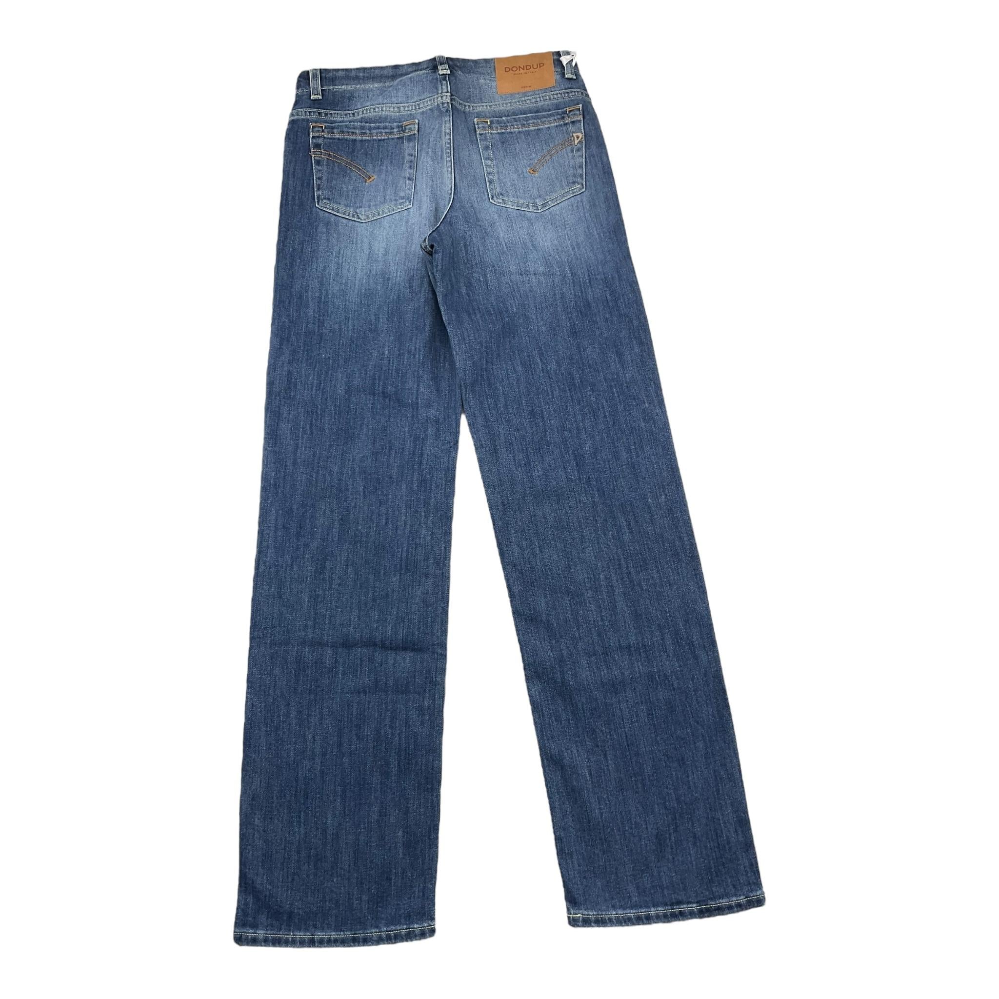 DONDUP jeans tinta unita con 5 tasche Blu per Bambino DFPA057 BLU DONDUP